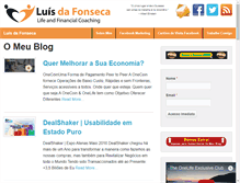 Tablet Screenshot of luis-dafonseca.com